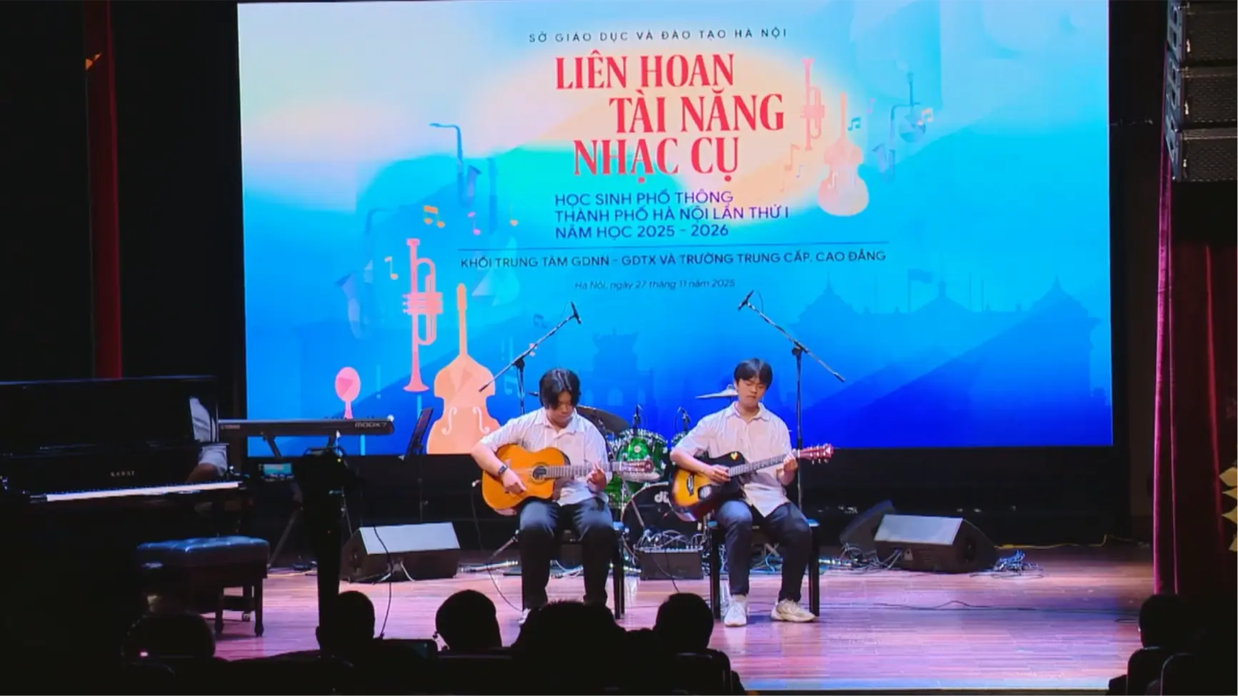 Liên hoan tài năng nhạc cụ khối giáo dục nghề nghiệp